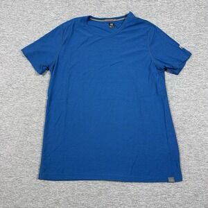 Meriwool Layers T-Shirt Mens XL Blue 100% Superfine Merino Wool 190g Outdoor